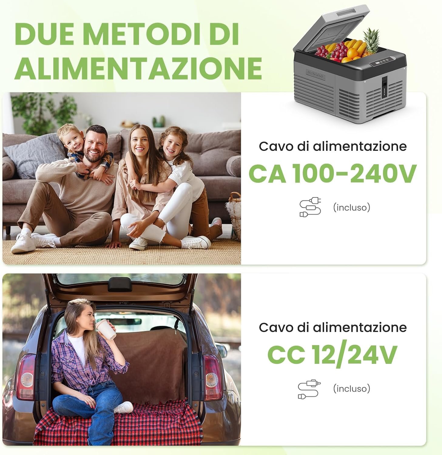 Alimentazione domestica e per auto