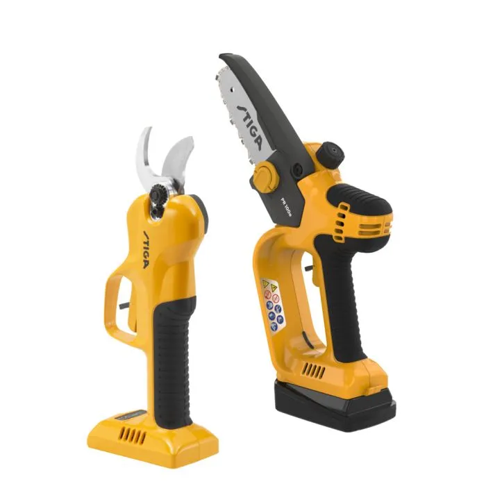 STIGA SP 100e Kit con cesoia e potatore