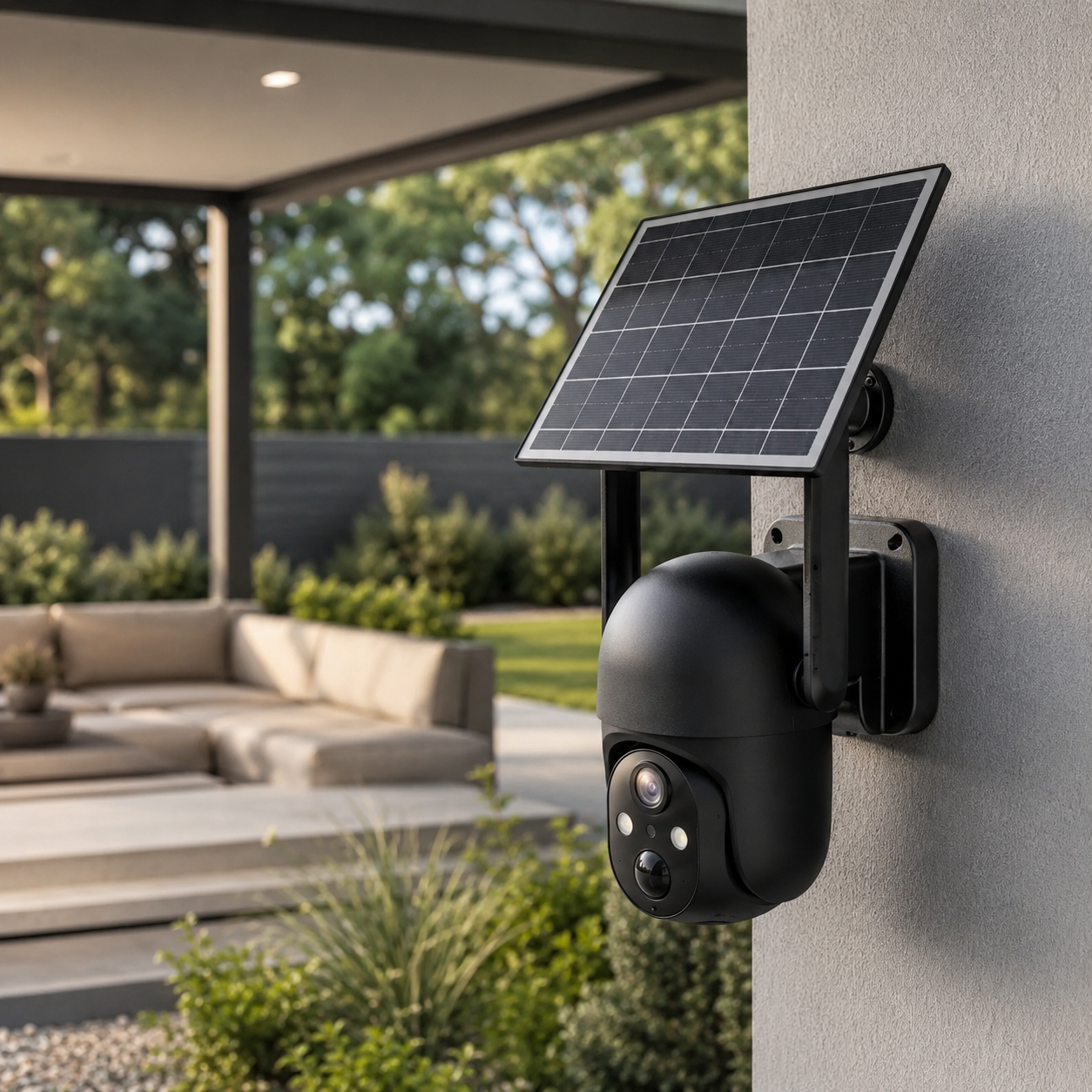 Installazione telecamera su parete