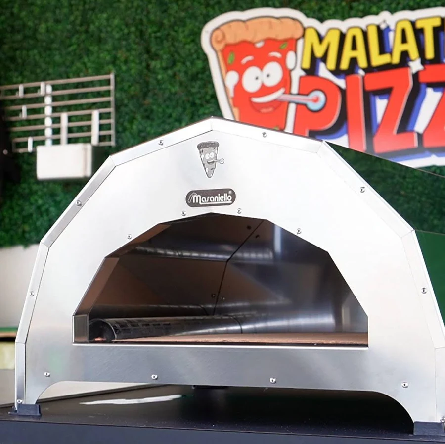 Forno pizza O Munaciello in acciaio inox